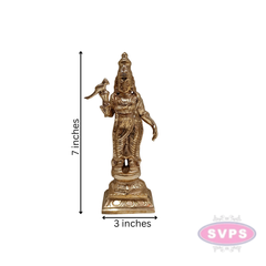 Panchaloham Meenakshi Amman Statue / 7 Inches