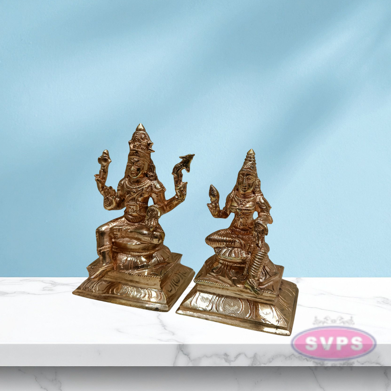 Panchaloham Parvati Parameshwarar Idol Set