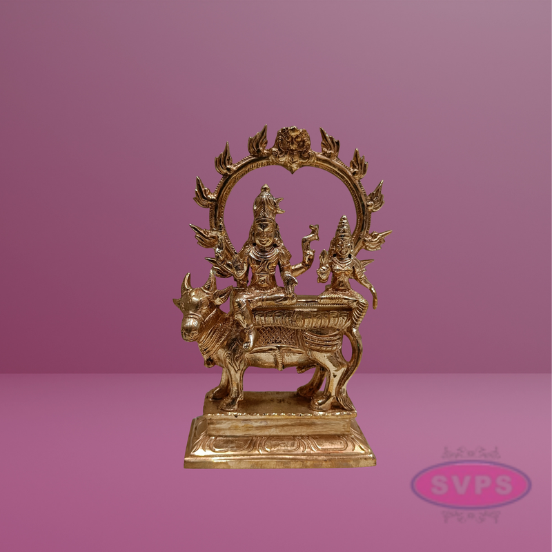 Panchaloham Shiva Parvati With Nandi