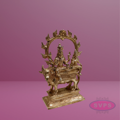 Panchaloham Shiva Parvati With Nandi