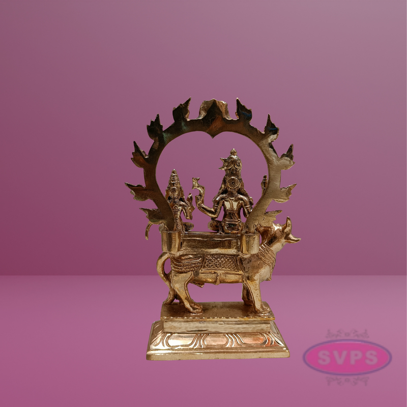 Panchaloham Shiva Parvati With Nandi