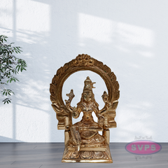 Panchaloham Bhuvaneshwari Amman With Arch / 6 Inches