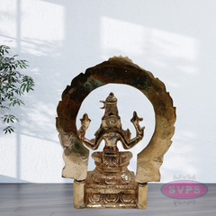 Panchaloham Bhuvaneshwari Amman With Arch / 6 Inches
