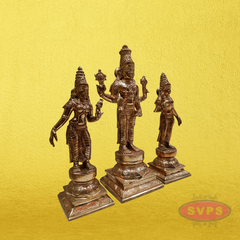 Panchaloham Srinivasa Perumal Sridevi Bhoodevi Set / 12 Inches