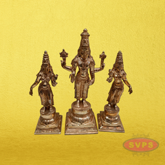 Panchaloham Srinivasa Perumal Sridevi Bhoodevi Set / 12 Inches