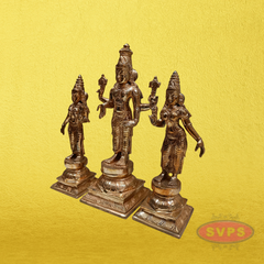 Panchaloham Srinivasa Perumal Sridevi Bhoodevi Set / 12 Inches