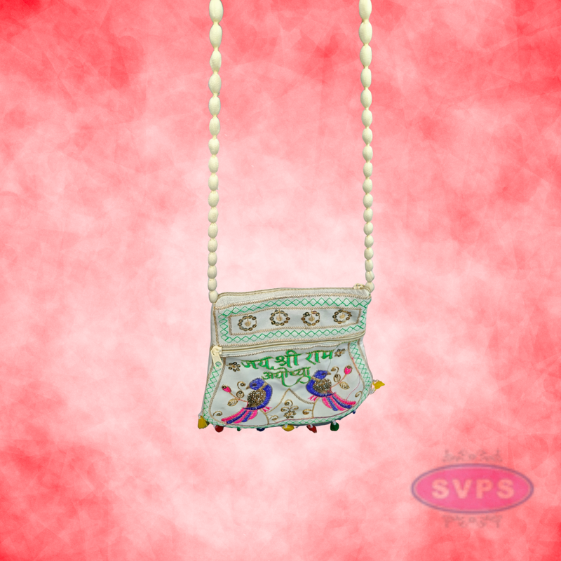 Parrot Embroidery Sling Bag