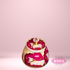 Pichwai Cow Design Nuts Jar