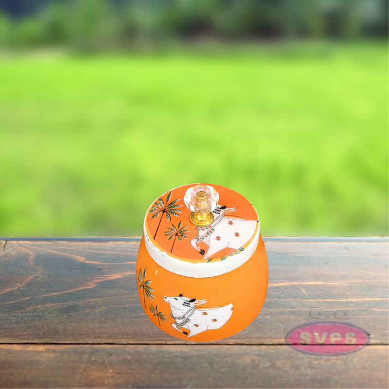 Pichwai Dry Fruit Jar