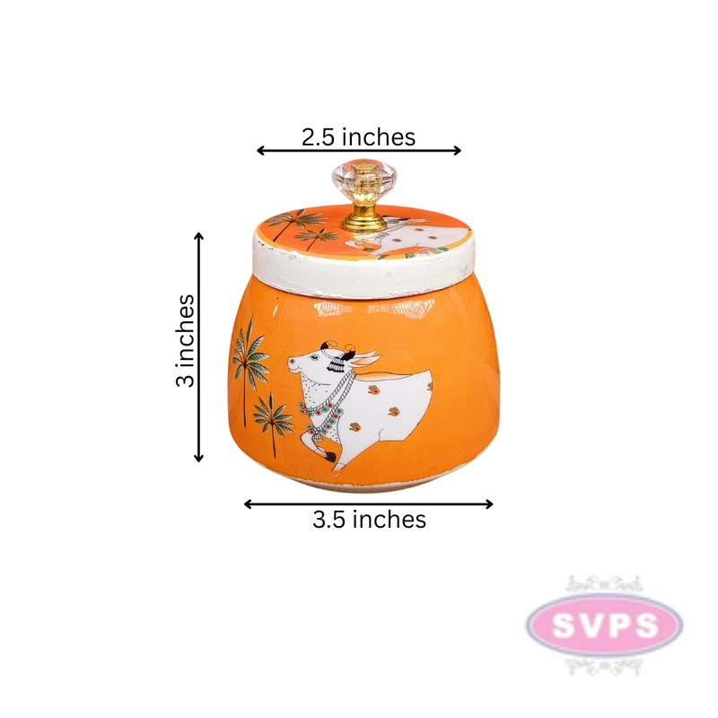 Pichwai Dry Fruit Jar
