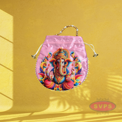 Potil Bags With Beads Handle / Return Gifts