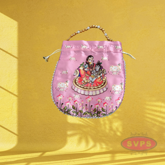 Potil Bags With Beads Handle / Return Gifts