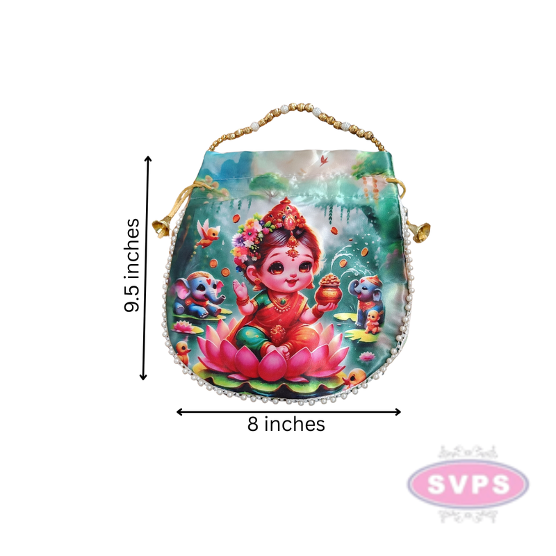 Potil Bags With Beads Handle / Return Gifts