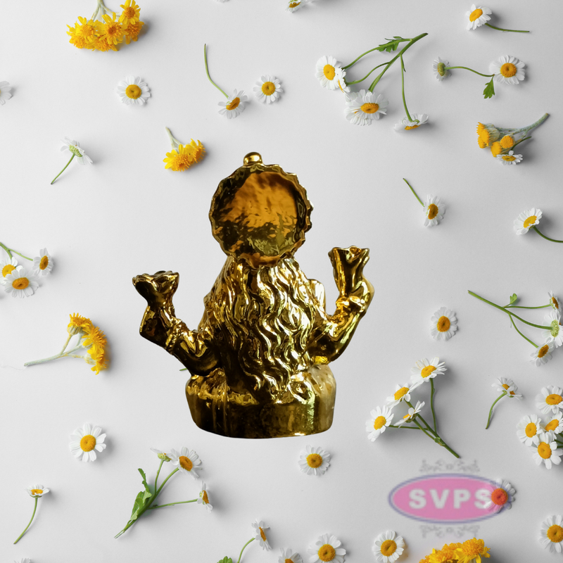 Resin Lakshmi Gold Coated Idol / Home/ Car Dashboard/ Office Desk