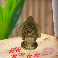 Traditional Brass Ashtalakshmi Diya For Puja
