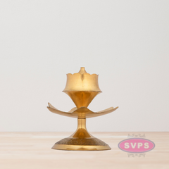 Traditional Brass Floral Shape Agarbatti / Incense Sticks Holder