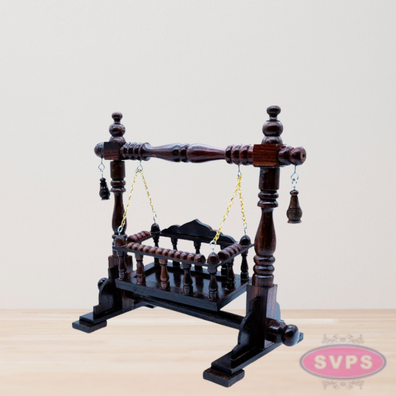 Traditional Wooden jhula / Jhoola For Home Temple