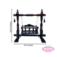 Traditional Wooden jhula / Jhoola For Home Temple