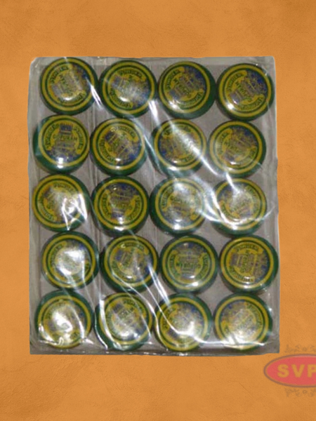 Gopuram Turmeric Powder – 20 Small Containers Pack | Pure & Natural Haldi for Pooja and Rituals