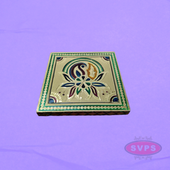 Wooden Meenakari Manai / Pooja Chowki