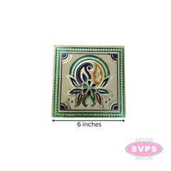 Wooden Meenakari Manai / Pooja Chowki