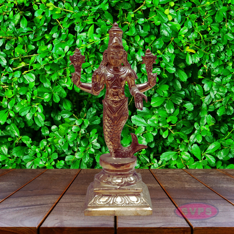 Traditional Panchalogam Dasavatharam Idol Set – Ten Divine Forms of Lord Vishnu