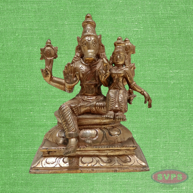 Panchaloha Lakshmi Hayagriva Idol -4.5 Inches