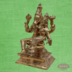 Panchaloha Lakshmi Hayagriva Idol -5.5 Inches