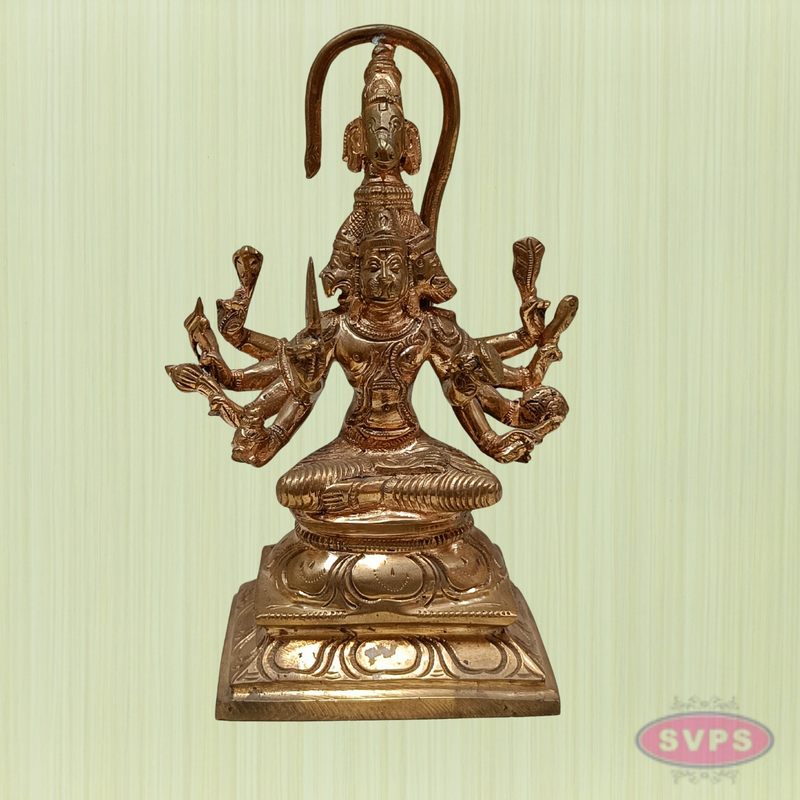 Handcrafted Panchamukhi Hanuman Panchaloha  Statue