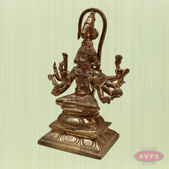 Handcrafted Panchamukhi Hanuman Panchaloha  Statue