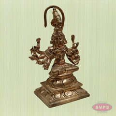 Handcrafted Panchamukhi Hanuman Panchaloha  Statue