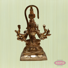 Handcrafted Panchamukhi Hanuman Panchaloha  Statue