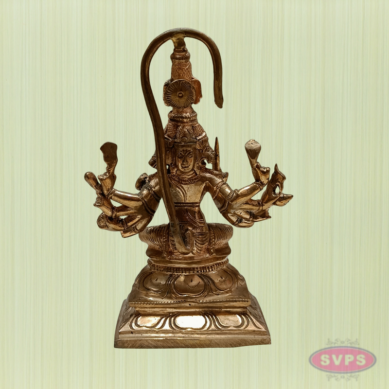 Handcrafted Panchamukhi Hanuman Panchaloha  Statue