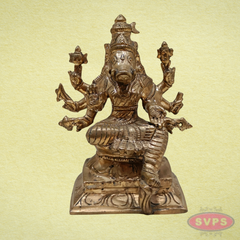 Handmade Panchalogha Varahi Amman Idol-5 Inches