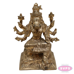 Handmade Panchalogha Varahi Amman Idol-5 Inches