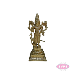 Panchaloham Lord Murugan Idol with Vel & Seval Kodi