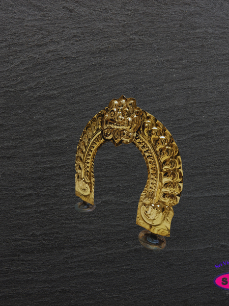 Brass Thiruvachi / Prabhai for Pooja Mandir