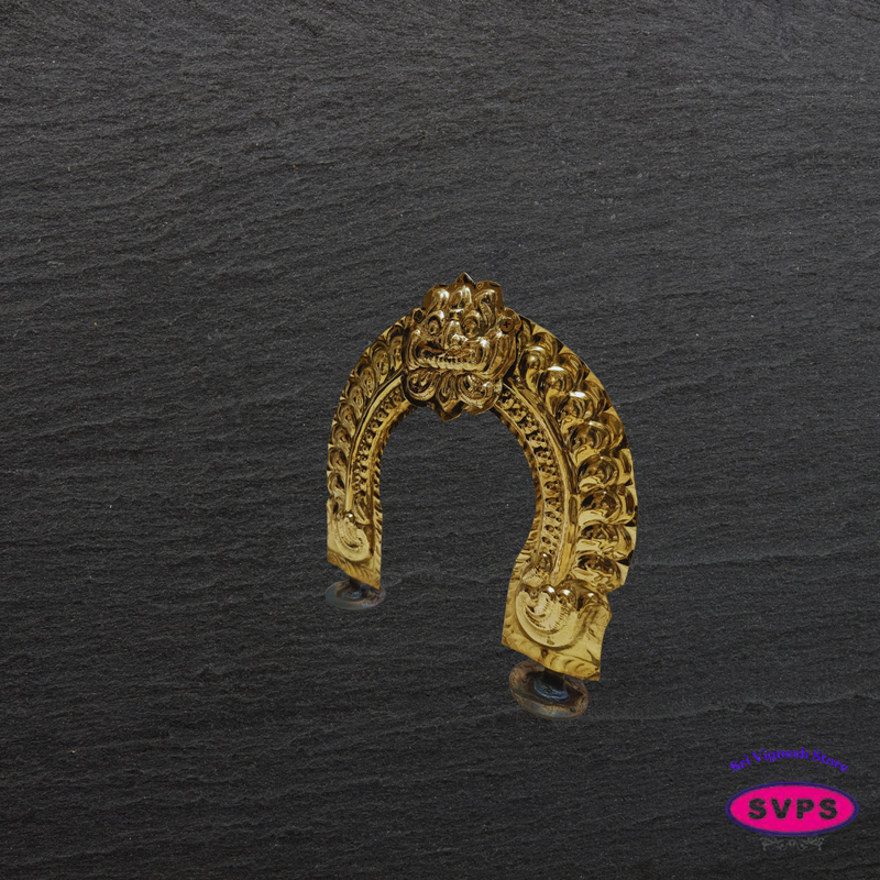 Brass Thiruvachi / Prabhai for Pooja Mandir