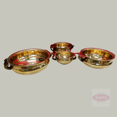 Brass Pooja Decorative Uruli / 4 Variants