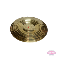 Brass Thambalam Plate – Traditional Round Brass Plate for Pooja, Aarti & Religious Ceremonies