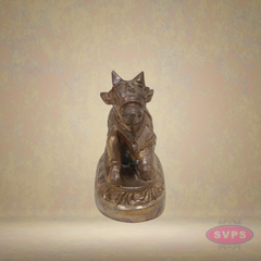 Panchalogam Nandi Small Statue