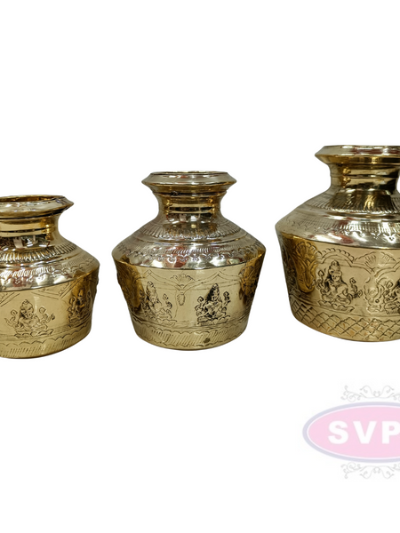 Brass Ashtalakshmi Pooja Kudam