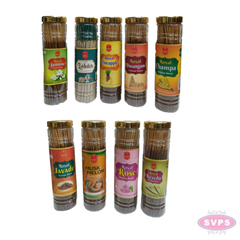 Premium 9 Fragrance Incense Sticks  – Jasmine, Loban, Pineapple, Dasangam, Champa, Javadu, Musk Melon, Rose & Kewda | Pooja & Home Fragrance