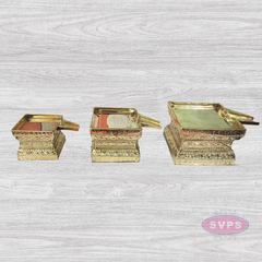 Brass Abhishek Patra Tray/Tirumanjana Plate Stand/Somasutra Peetam / 10 Different Sizes