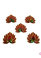Lotus Design Kumkum Holder | Decorative Haldi Kumkum Stand for Pooja & Return Gifts