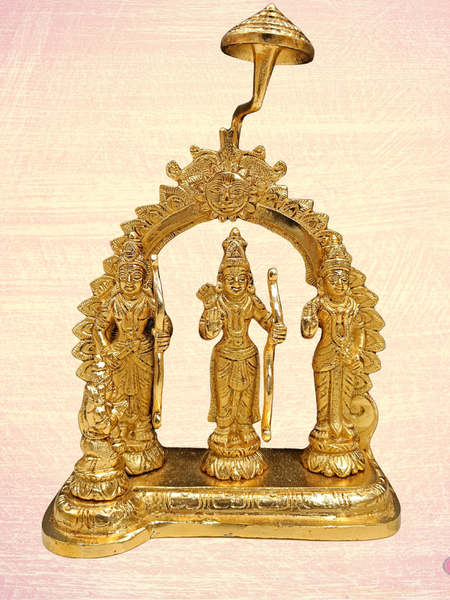 Brass Ram Darbar Gold Plated