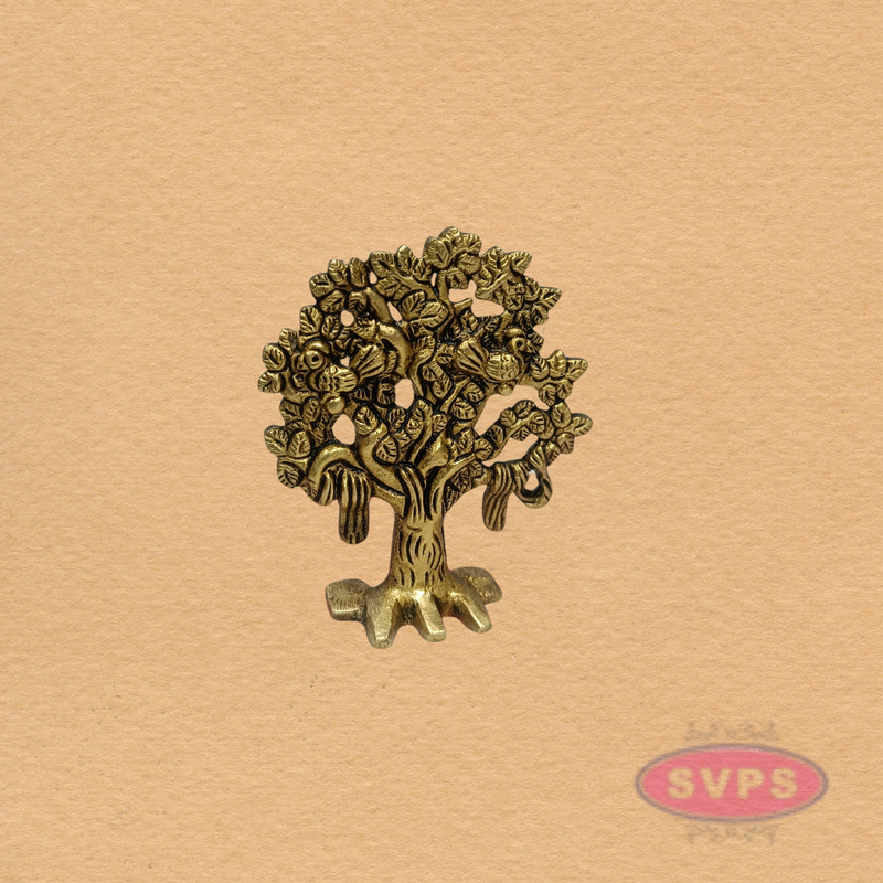 Brass Kalpavriksha Tree Statue – Divine Wish-Fulfilling Tree