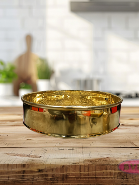 Brass Thirumanjanam Jalladai Plate for Pooja Rituals