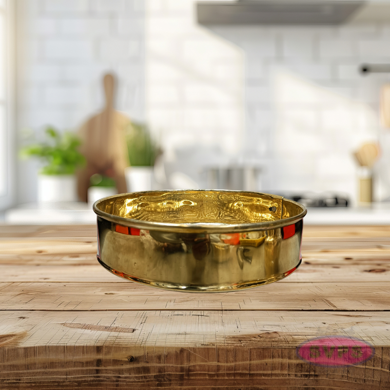 Brass Thirumanjanam Jalladai Plate for Pooja Rituals