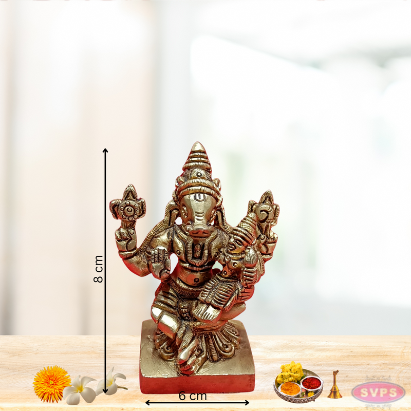 Brass Lakshmi Hayagreevar Small Size